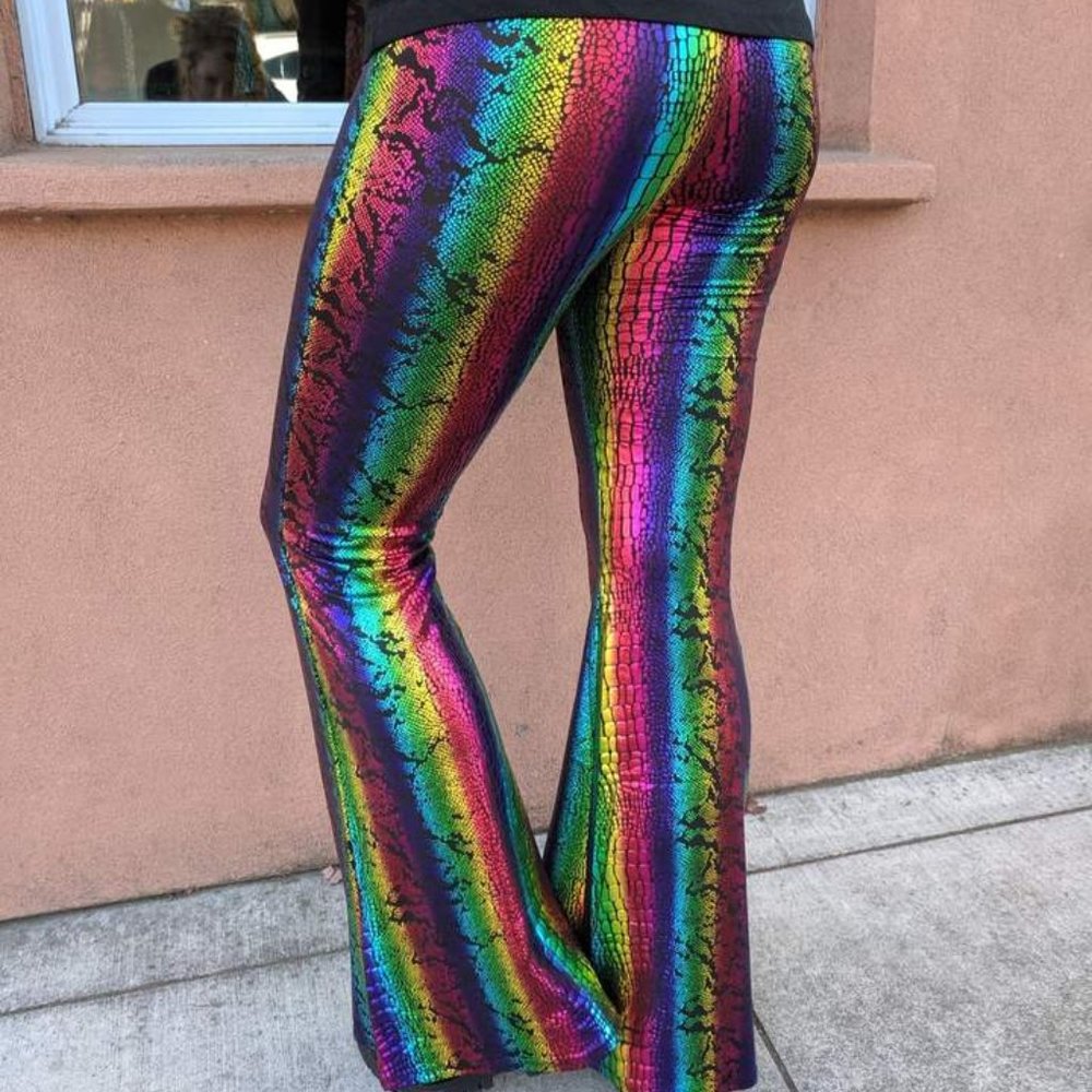 Rainbow Snake Serpent Bell Bottoms Dolls kill - Picture 4 of 6